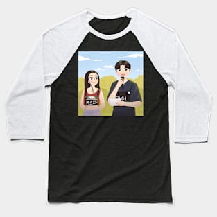 Le Sserafim Kazuha x Hwang Minhyun the game caterers Morcaworks Baseball T-Shirt